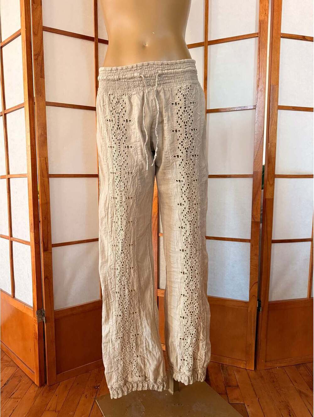 Tan Beach Pants